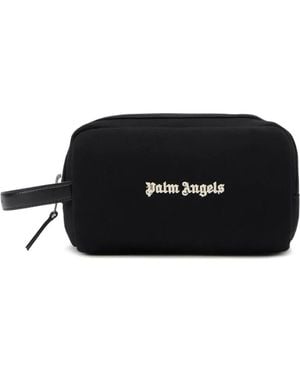 Palm Angels Pouch Con Logo - Nero