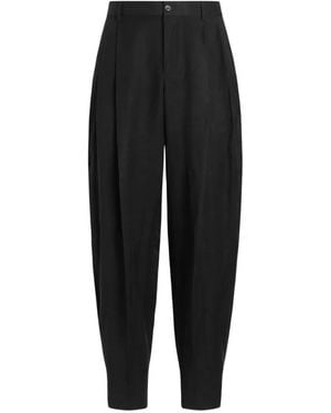 Dolce & Gabbana Linen Pants - Black