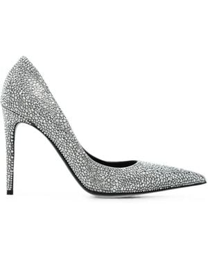 McQueen Skull Court Shoes - White