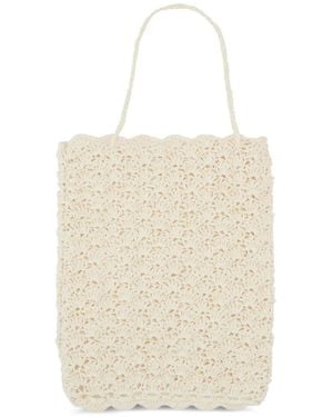 Niccolò Pasqualetti Crocheted-Design Tote Bag - White