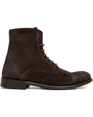 SOMMET Lace-Up Fastening Boots - Brown