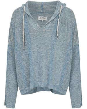 Maison Margiela フーデッド プルオーバー - ブルー