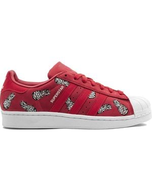 adidas Superstar Low-Top Sneakers - Red