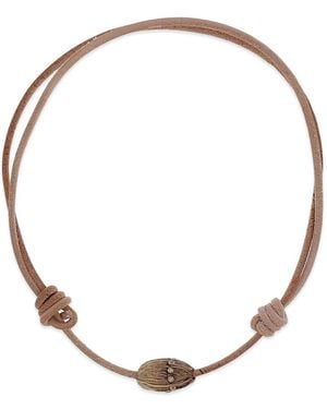 Dezso by Sara Beltran Collier L Coquito Serti De Diamants - White