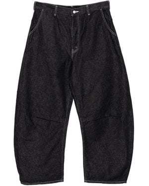 Comme des Garçons Contrast Stitch Trousers - White