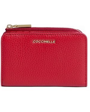 Coccinelle Zip-Up Wallet - Red