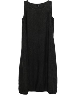 Eileen Fisher Abito Con Design Morbido - Nero