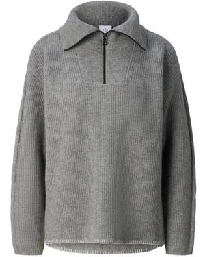 Bogner Jersey Larissa De Punto De Ochos Con Cremallera - Gris