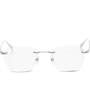 dunhill Occhiali Squadrati - Bianco