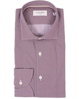 Tintoria Mattei 954 Patterned Shirt - Purple