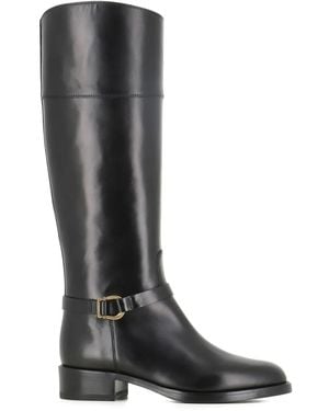 Sartore Stiefel mit Schnalle 40mm - Schwarz