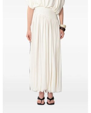 Concepto Eros Pleated Trousers - White