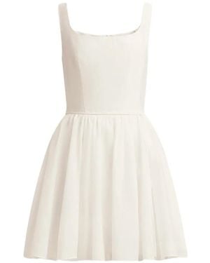 12 STOREEZ Square-Neck Mini Dress - White