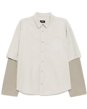 we11done Layered Shirt - White
