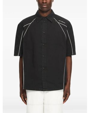 Off-White c/o Virgil Abloh Chemise À Manches Courtes Owr - Black