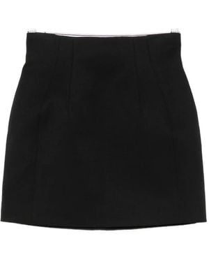 Mugler High-Waisted Mini Skirt - Black