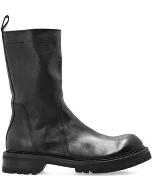 Rick Owens Concordians Army Creeper Stiefel mit Reißverschluss - Schwarz