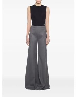 Adam Lippes Pantaloni A Vita Alta - Grigio