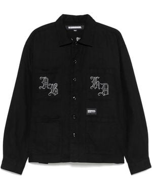 Neighborhood Embroidered Shirt - Black