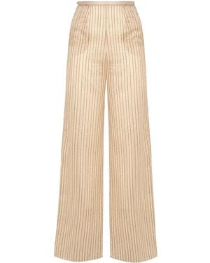 Taller Marmo Seine Striped Trousers - Natural