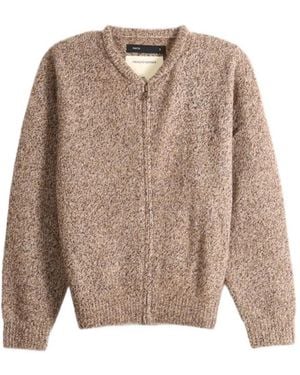 Frenckenberger Zip-Up Jumper - Natural