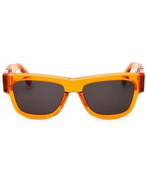 Palm Angels Merrill Rectangle-Frame Sunglasses - Orange