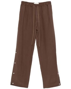 Song For The Mute Drawstring-Waist Trousers - Brown
