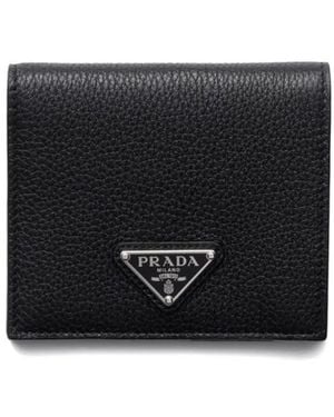 Prada Leather Wallet - Black