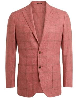 Sartorio Napoli Check-Pattern Blazer - Pink