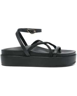 Ancient Greek Sandals Atheras - Black