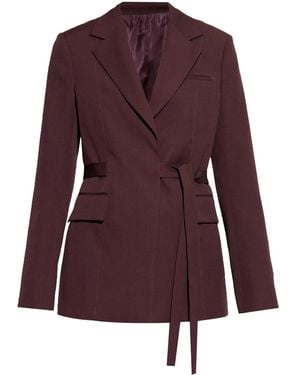 Lanvin Tied-Waist Blazer - Purple