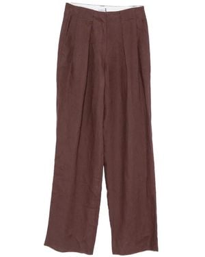 Marella Mllrete Belt-Loops Trousers - Brown