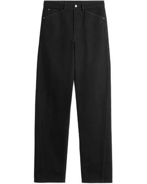 Lemaire Cotton Trousers - Black