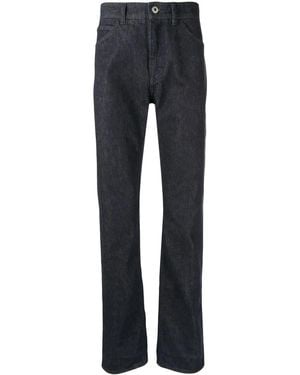 Ferragamo Gancini-Patch Straight-Leg Jeans - Blue