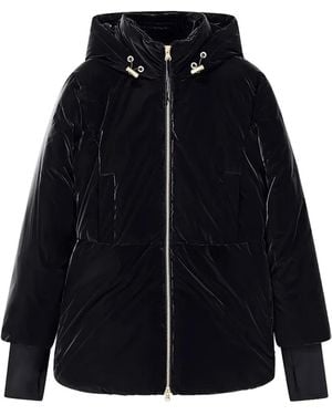 ARMANI EXCHANGE Veste Ceinturée À Capuche - Blue