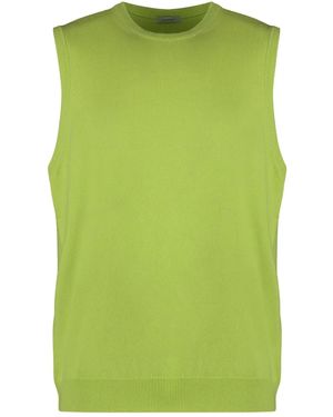 Malo Knitted Vest - Green
