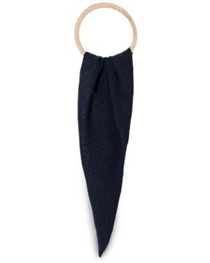 Sessun Fein Gestrickter Schal - Blau