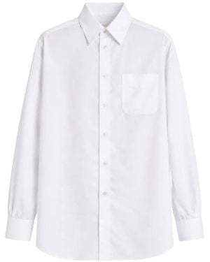 NAMACHEKO Chest-Pocket Shirt - White