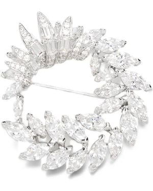 Swarovski Mesmera Marquise-Cut Brooch - White