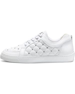 Leandro Lopes Ezio Studds-Embellishment Sneakers - White