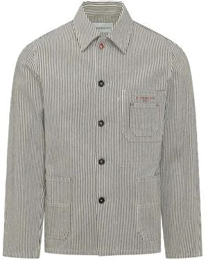 Givenchy Stripe-Print Jacket - Grey