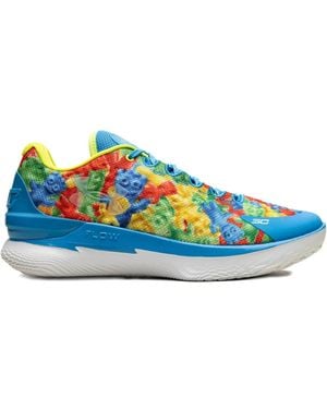 Under Armour X Sour Patch Baskets Kids Curry 1 Flotro - Bleu