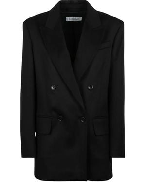 Max Mara Chaqueta Olimpia Con Doble Botonadura - Negro