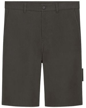 Courreges Hammer Cotton Shorts - Gray