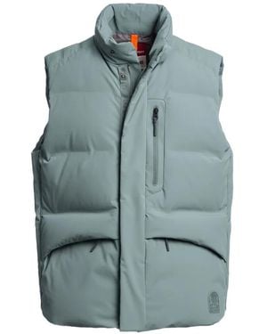 Parajumpers Naadloze Gewatteerde Top - Blauw