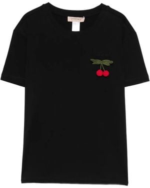 Twinset Cherry -Clip T-Shirt - Black