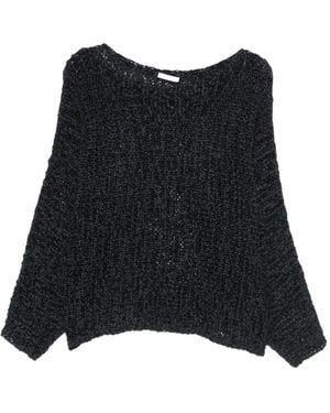 Haikure Jenna Pullover Mit Lochstrickmuster - Schwarz