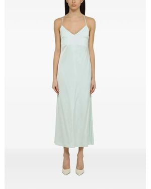 IVY & OAK Satin-Finish Backless Midi Dress - Green