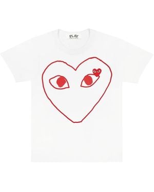 COMME DES GARÇONS PLAY Cotton T-Shirt - White