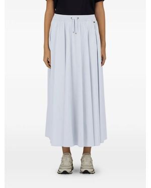 Herno Drawstring Midi Skirt - Blue